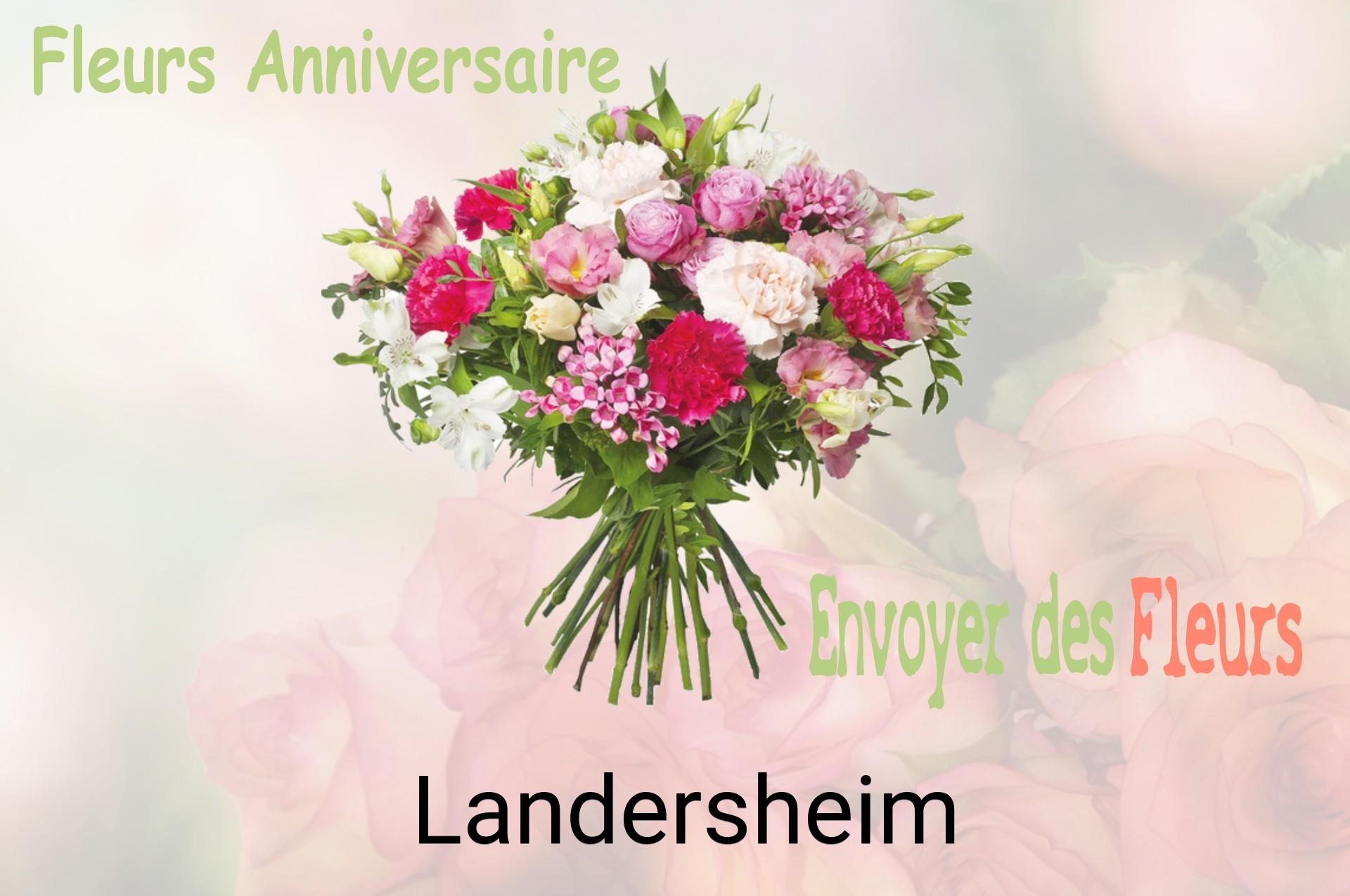 Bouquet de fleurs d’anniversaire livré à Landersheim