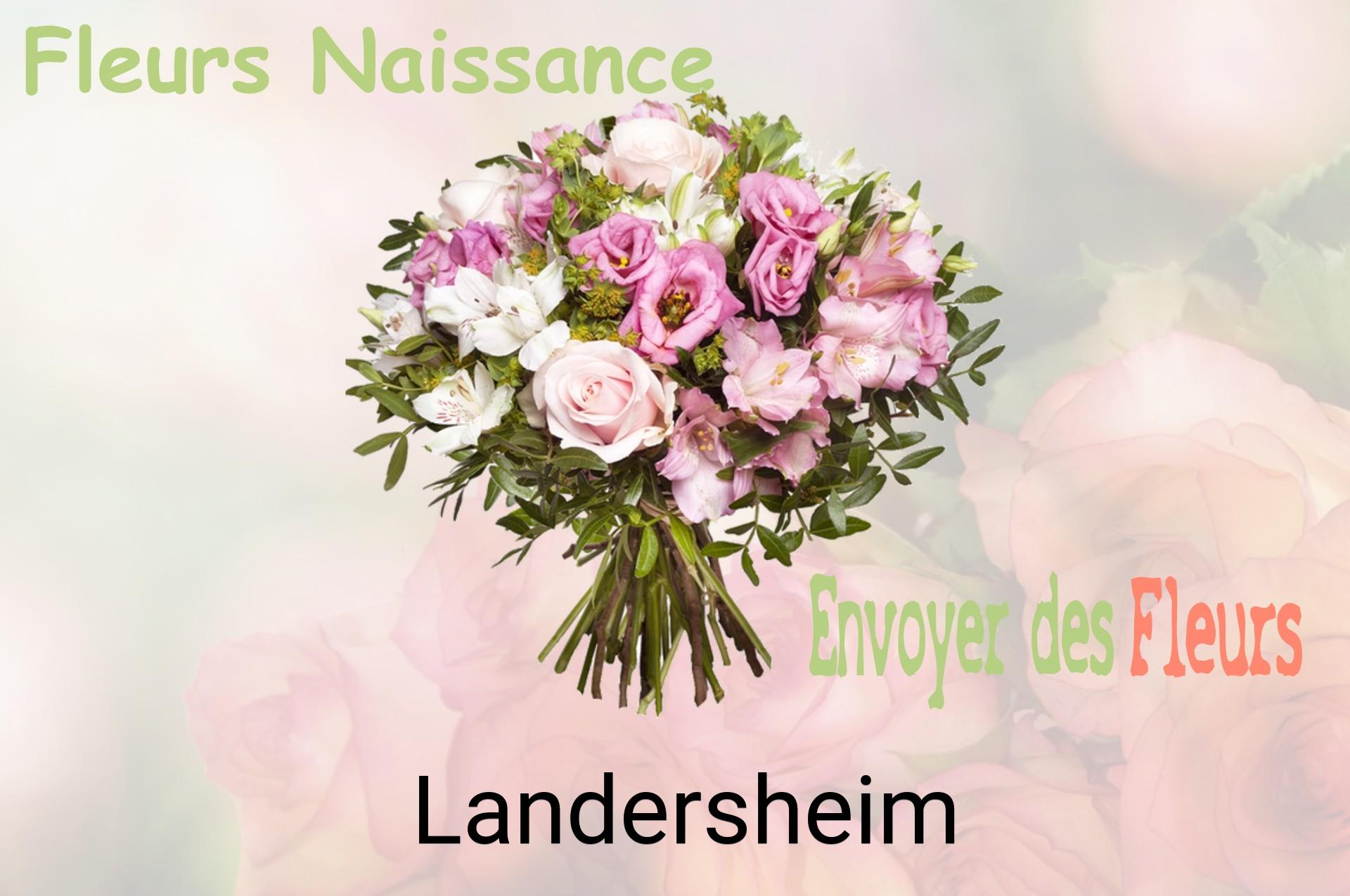 Bouquet de fleurs de naissance livré à Landersheim